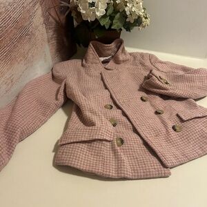 Weekend Max Mara Women’s Pink & Cream Blazer, size 2P